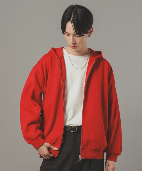 セール】ボンディングジップパーカー【セットアップ対応】（パーカー