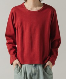 Casper John（キャスパージョン）の「Smooth U neck cut sew/スムースUネックカットソー（Tシャツ/カットソー）」