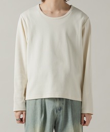 CASPER JOHN | Smooth U neck cut sew/スムースUネックカットソー(Tシャツ/カットソー)