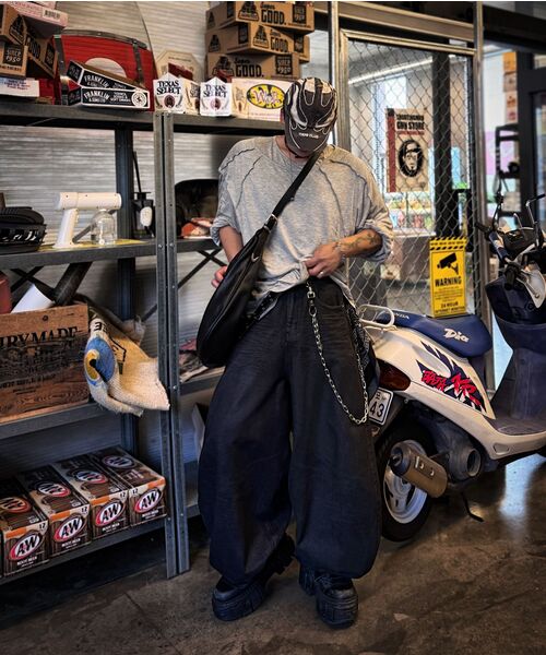 KICHUL(キチョル)の「BASIC BALLOON DENIM PANTS (BLACK)(デニムパンツ・レディース・その他・X-SMALL/SMALL/MEDIUM/LARGE)」の21枚目の写真