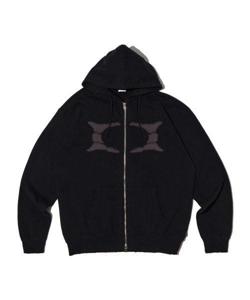 CRITIC(クリティック)の「BREAKING WORMHOLE HOODIE ZIPUP BLACK(パーカー・レディース・その他・MEDIUM/LARGE/X-LARGE)」の2枚目の写真