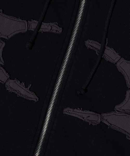 CRITIC(クリティック)の「BREAKING WORMHOLE HOODIE ZIPUP BLACK(パーカー・レディース・その他・MEDIUM/LARGE/X-LARGE)」の5枚目の写真
