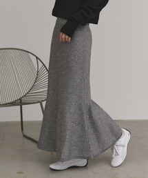 ad thie（アドティエ）の「スパンコール ラメニット ロングスカート（スカート）」