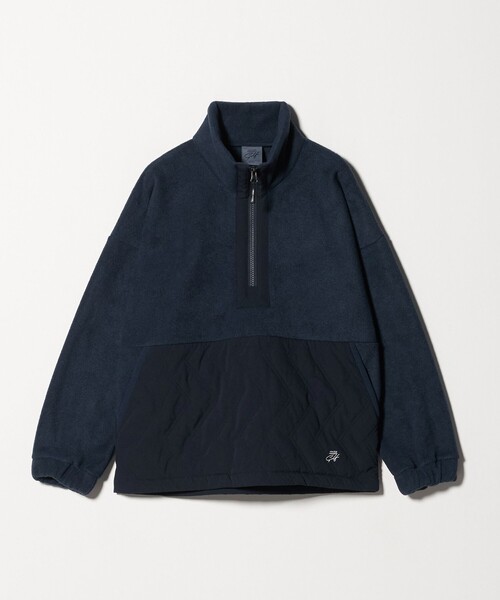 セール】ウィメンズ キルティング フリース クオータージップ プル