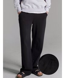 FABULOUS ARCHIVE（ファビュラスアーカイブ）の「ユニセックス ワンタック メゾンスウェットパンツ ブラック(FCD1PT302M)（スウェットパンツ）」