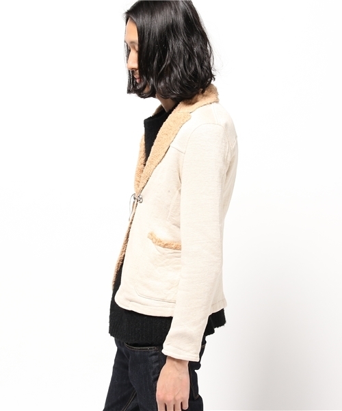 BHY-biography(ビーエイチワイバイオグラフィー)の「LINEN SHORT LUNCH COAT/リネンショートランチコート(その他アウター・メンズ・ナチュラル・44)」の2枚目の写真