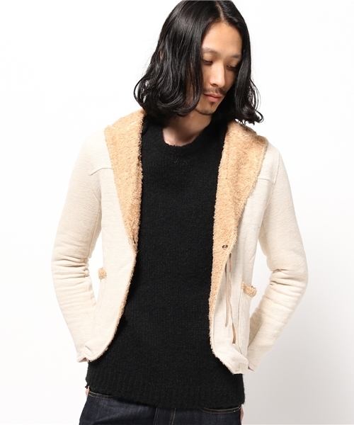 BHY-biography(ビーエイチワイバイオグラフィー)の「LINEN SHORT LUNCH COAT/リネンショートランチコート(その他アウター・メンズ・ナチュラル・44)」の4枚目の写真