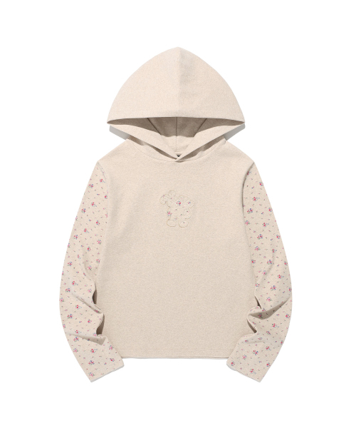 NICE GHOST CLUB(ナイスゴーストクラブ)の「BUNNYBEAR DOLL HOODIE_BEIGE(NG2FFFT555A)(パーカー・レディース・ベージュ・SMALL/MEDIUM)」の1枚目の写真