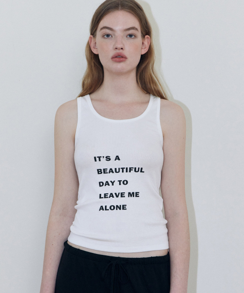 LADY VOLUME(レディーボリューム)の「ビューティフルデイ スリーブレスソフト (ホワイト)(Tシャツ/カットソー・レディース・その他・SMALL/MEDIUM)」の1枚目の写真
