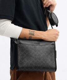コーチ ワンショルダーバッグ シグネチャー キャンバス 2way 肩掛け 黒 シグネチャー 2way」に該当するCOACH｜コーチのショルダーバッグ通販