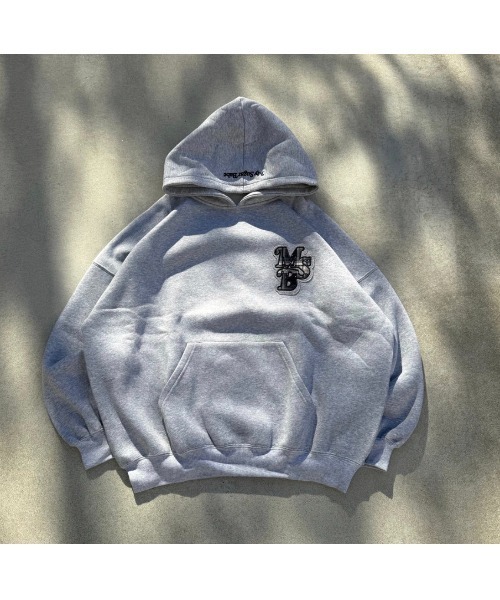My sugar Babe（マイシュガーベイブ）の「line stone applique hoodie（パーカー・メンズ・オフホワイト/グレー/ピンク系/ダークブラウン/ネイビー系・MEDIUM/LARGE）」の17枚目の写真