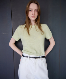 Fresh Cotton Round Knit - Mellow Mint