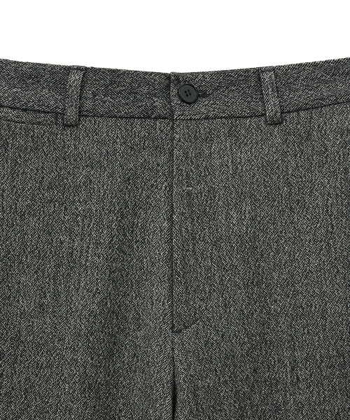 NOIRER(ノイア)の「シャイニングウールセミハイウエストパンツ(グレー)(スラックス・メンズ・その他・48/50/52)」の4枚目の写真