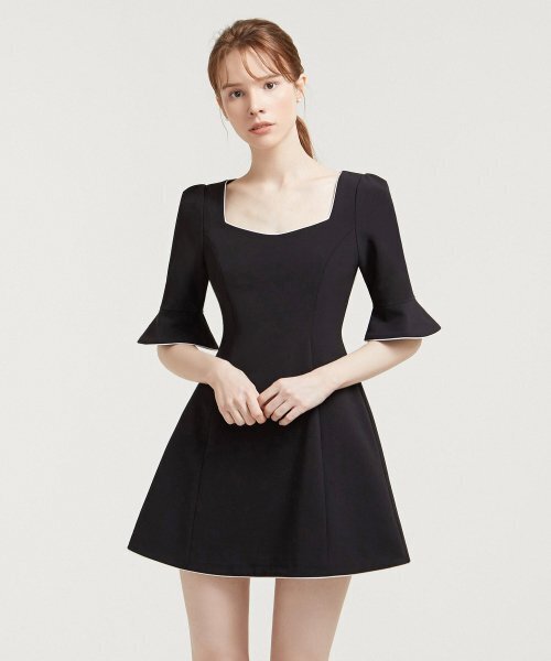AGNEL(アグネル)の「ブラックスノードレス(ワンピース・レディース・その他・SMALL/MEDIUM)」の1枚目の写真