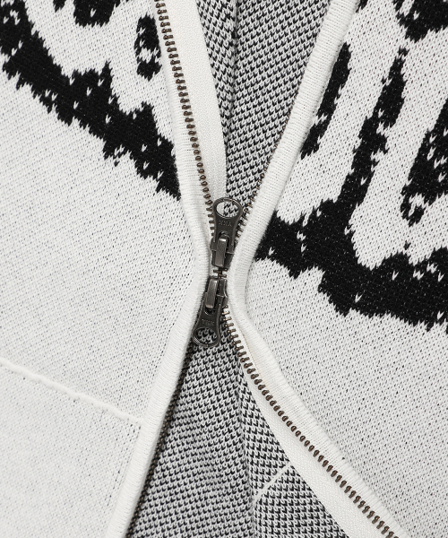 Cavish(カビシ)の「RUGGED KNIT ZIP UP HOODIE IVORY(CV2FSUK680A)(パーカー・レディース・アイボリー・MEDIUM/LARGE)」の6枚目の写真