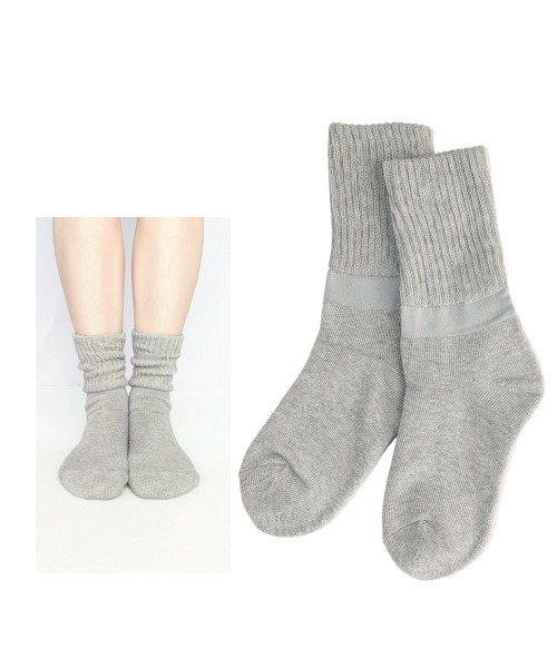 セール】あったか毛混パイルソックス19cm丈（ソックス/靴下）｜box408