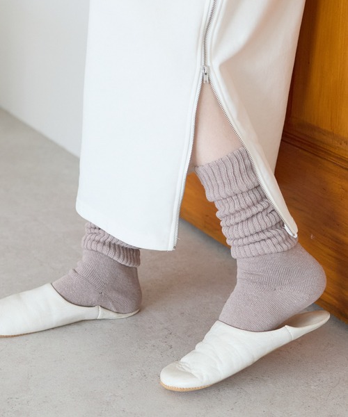 セール】あったか毛混パイルソックス19cm丈（ソックス/靴下）｜box408