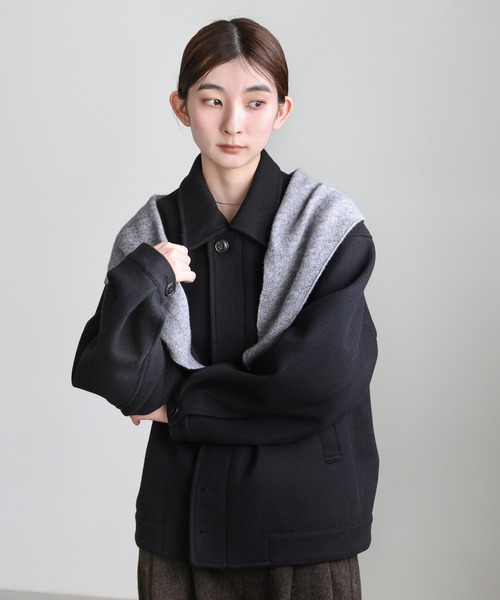 select MOCA(セレクトモカ)の「ソフトタッチニットバブーシュカ(ネックウォーマー/スヌード・レディース・グレー/ブラック/ブラウン・FREE)」の10枚目の写真