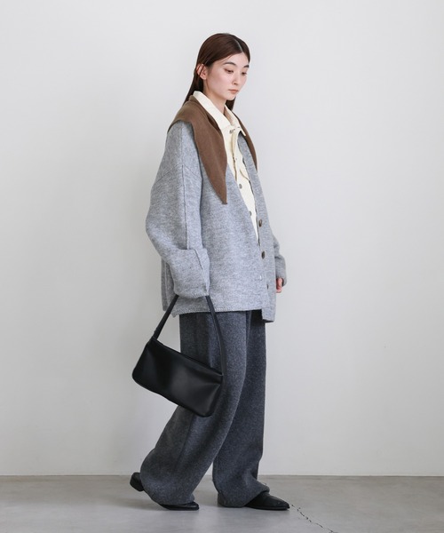 select MOCA(セレクトモカ)の「ソフトタッチニットバブーシュカ(ネックウォーマー/スヌード・レディース・グレー/ブラック/ブラウン・FREE)」の18枚目の写真