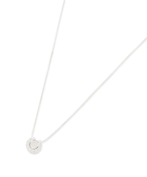AVIREX（アヴィレックス）の「HEART HORSESHOE CZ  NECKLACE（SILVER) by J.H.M CO.,LTD.（ネックレス・レディース・シルバー・F）」の4枚目の写真