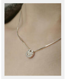 AVIREX | HEART HORSESHOE CZ NECKLACE(SILVER) by J.H.M CO.,LTD.(ネックレス)