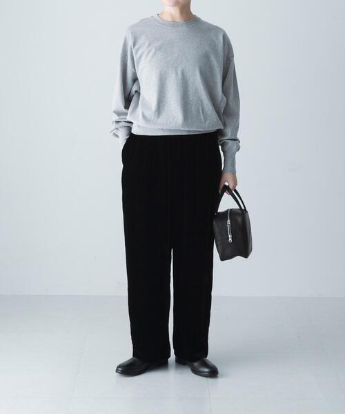 かぐれ（カグレ）の「レーヨンシルクベルベットパンツ（その他パンツ・レディース・ブラック・FREE）」の3枚目の写真
