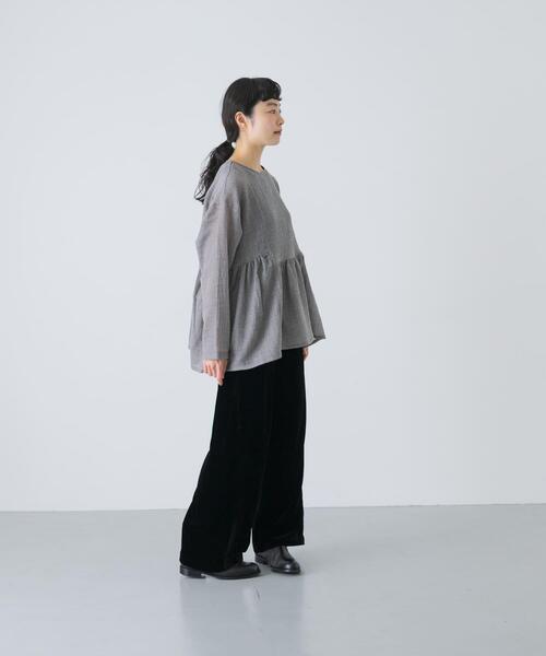 かぐれ（カグレ）の「レーヨンシルクベルベットパンツ（その他パンツ・レディース・ブラック・FREE）」の7枚目の写真