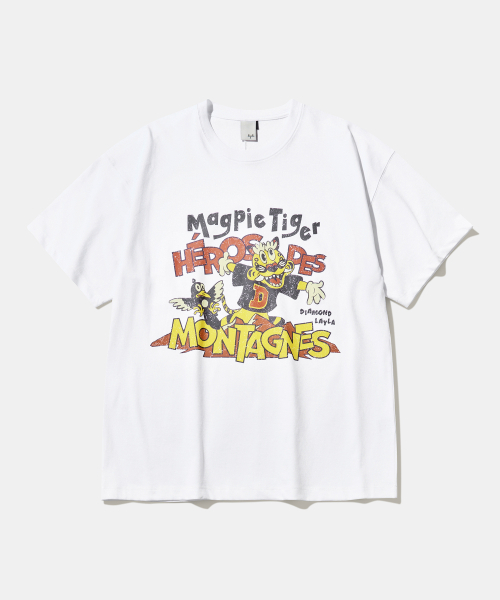 Diamond Layla(ダイアモンドレイラ)の「KKAHO Showtime Short Sleeve T-shirt T94 White(Tシャツ/カットソー・レディース・その他・SMALL/MEDIUM/LARGE/X-LARGE)」の1枚目の写真