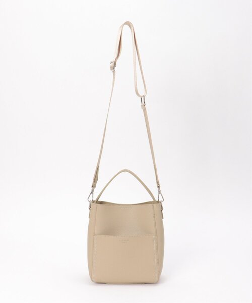 notch.(ノッチ)の「マーセリン2WAYショルダーバッグ(ショルダーバッグ・レディース・ブラック/ベージュ・ONESIZE)」の2枚目の写真