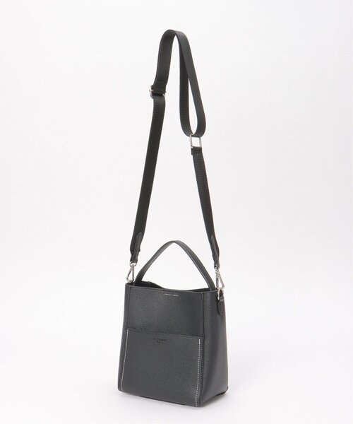 notch.(ノッチ)の「マーセリン2WAYショルダーバッグ(ショルダーバッグ・レディース・ブラック/ベージュ・ONESIZE)」の4枚目の写真