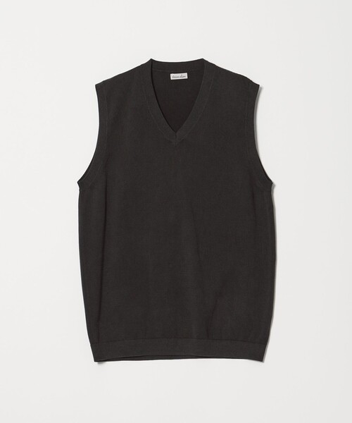 Steven Alan(スティーブンアラン)の「<Steven Alan> フェード ニット ベスト(ニット/セーター・メンズ・ブラック/オリーブ・S/M/L/XL)」の1枚目の写真