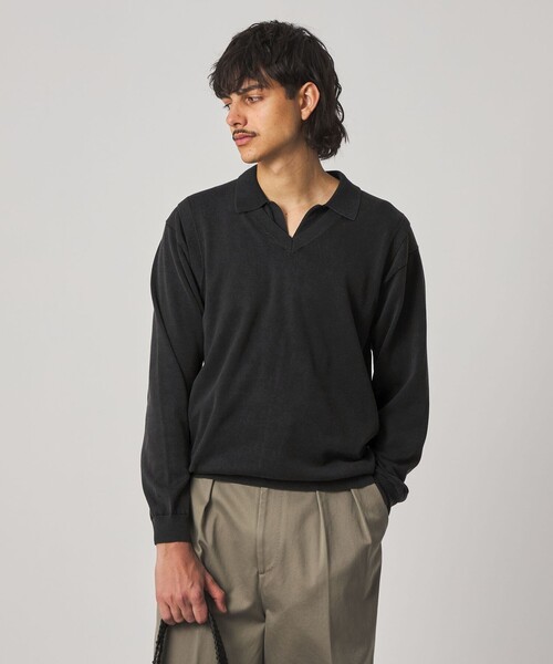 Steven Alan(スティーブンアラン)の「<Steven Alan> フェード ニット ベスト(ニット/セーター・メンズ・ブラック/オリーブ・S/M/L/XL)」の11枚目の写真