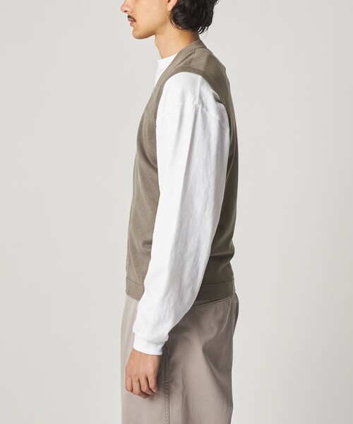 Steven Alan(スティーブンアラン)の「<Steven Alan> フェード ニット ベスト(ニット/セーター・メンズ・ブラック/オリーブ・S/M/L/XL)」の16枚目の写真