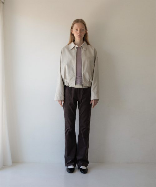 ANOTHER OFFICE WOMEN(アナザー オフィス ウーマン)の「w. Bold Harrington Jacket (Soy)(その他アウター・レディース・その他・FREE)」の3枚目の写真