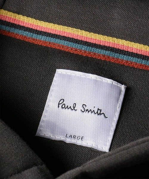 Paul Smith(ポールスミス)の「"Cropped Logo" ダンボールニット パーカ / 163512 072YET(パーカー・メンズ・ブラック/ライトベージュ/ダークグレー・MEDIUM/XX-LARGE/X-LARGE/LARGE)」の5枚目の写真