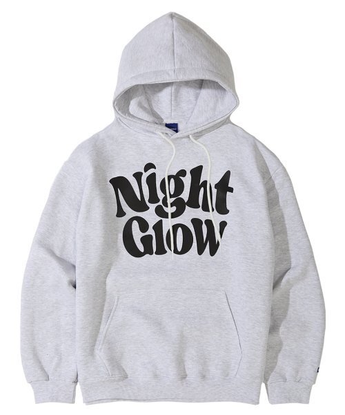 STAFF ONLY(スタッフオンリー)の「NIGHT GLOW HOODIE (MELANGE WHITE)(パーカー・メンズ・その他・MEDIUM/LARGE)」の1枚目の写真
