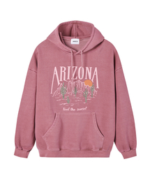 AKECII（アケシ）の「AZ ピグダイングスウェットフードパーカー_インディピンク（パーカー）」