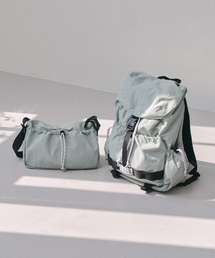 VIAMONOH（ヴィアモノ）の「トゥルービーラグ色+クロスバックSET（ミントグレー）（バックパック/リュック）」