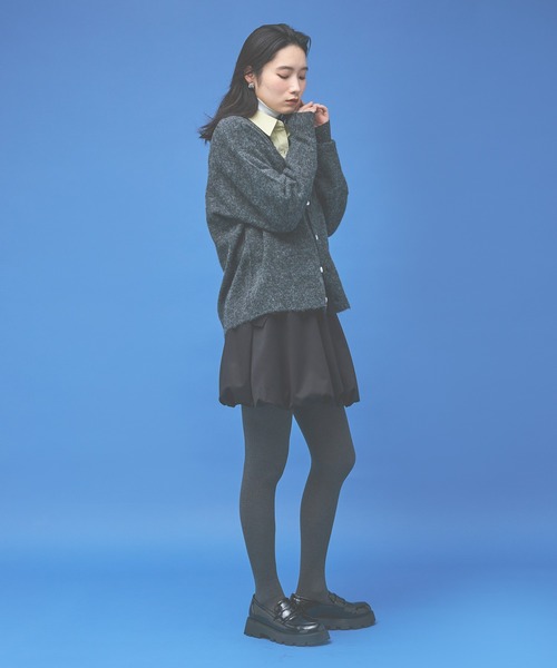 Kappa(カッパ)の「≪Kappa×and ST ウェルネスクラブ≫ロゴ刺繍Vネックカーディガン (ユニセックス)(カーディガン/ボレロ・レディース・ミント/ブラック/グレー/ブルー・LARGE/SMALL/MEDIUM)」の7枚目の写真