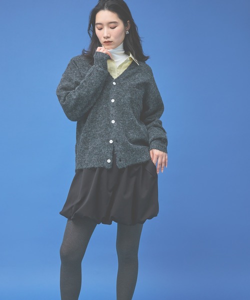Kappa(カッパ)の「≪Kappa×and ST ウェルネスクラブ≫ロゴ刺繍Vネックカーディガン (ユニセックス)(カーディガン/ボレロ・レディース・ミント/ブラック/グレー/ブルー・LARGE/SMALL/MEDIUM)」の9枚目の写真