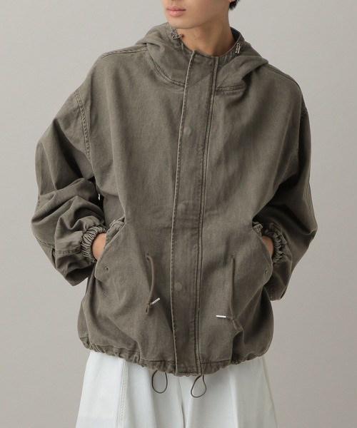 And Again(アンドアゲイン)の「And Again/コットンフィールドジャケット(ブルゾン・メンズ・カーキ/ブラック・FREE)」の1枚目の写真