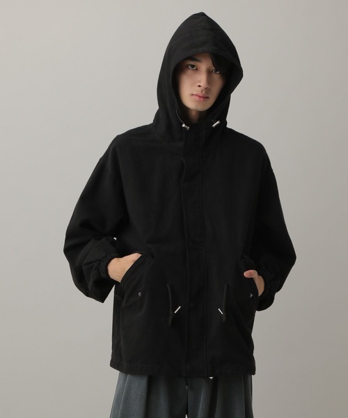 And Again(アンドアゲイン)の「And Again/コットンフィールドジャケット(ブルゾン・メンズ・カーキ/ブラック・FREE)」の2枚目の写真