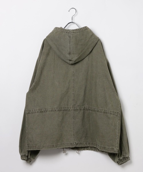 And Again(アンドアゲイン)の「And Again/コットンフィールドジャケット(ブルゾン・メンズ・カーキ/ブラック・FREE)」の3枚目の写真