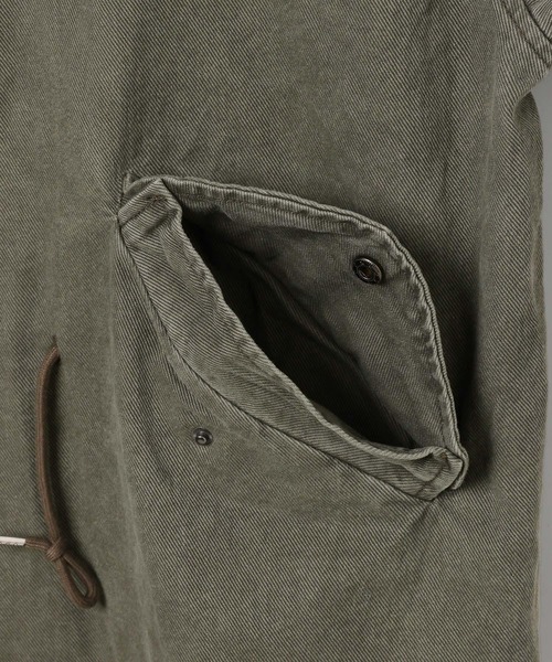 And Again(アンドアゲイン)の「And Again/コットンフィールドジャケット(ブルゾン・メンズ・カーキ/ブラック・FREE)」の8枚目の写真