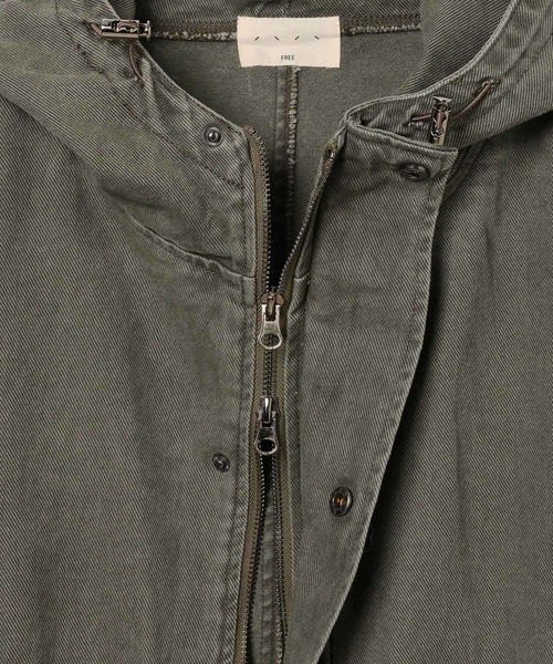 And Again(アンドアゲイン)の「And Again/コットンフィールドジャケット(ブルゾン・メンズ・カーキ/ブラック・FREE)」の9枚目の写真