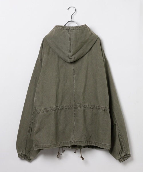 And Again(アンドアゲイン)の「And Again/コットンフィールドジャケット(ブルゾン・メンズ・カーキ/ブラック・FREE)」の12枚目の写真