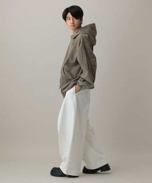 And Again(アンドアゲイン)の「And Again/コットンフィールドジャケット(ブルゾン・メンズ・カーキ/ブラック・FREE)」の16枚目の写真