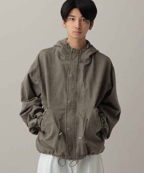 And Again(アンドアゲイン)の「And Again/コットンフィールドジャケット(ブルゾン・メンズ・カーキ/ブラック・FREE)」の18枚目の写真