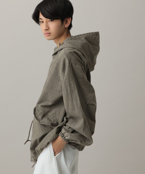 And Again(アンドアゲイン)の「And Again/コットンフィールドジャケット(ブルゾン・メンズ・カーキ/ブラック・FREE)」の19枚目の写真