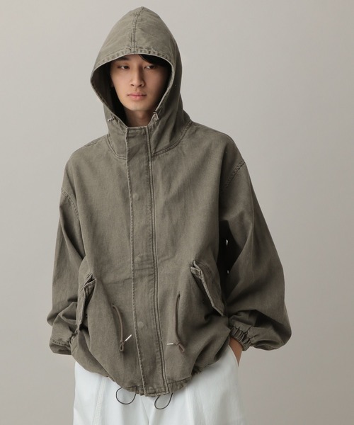 And Again(アンドアゲイン)の「And Again/コットンフィールドジャケット(ブルゾン・メンズ・カーキ/ブラック・FREE)」の21枚目の写真